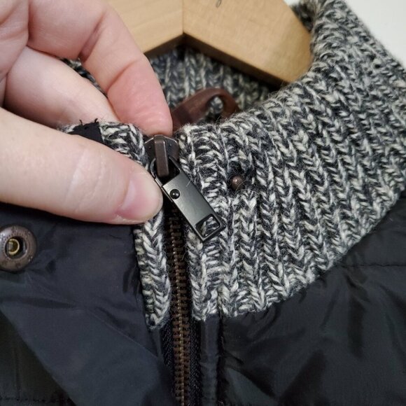 Rare~ Roots Gray Quilted Women's Jacket - Picture 16 of 16